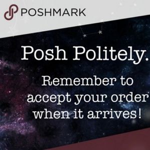 Buyers: please "accept" your purchase upon receipt